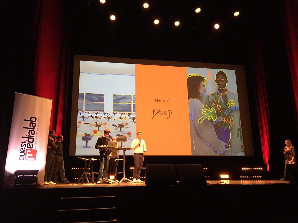 jkostreche's tweet image. 9eme pitch de la soirée #hyblab nantaise avec une expérience interactive, sensorielle et très visuelle pour @SortiesDe Secours, le mag culturel du sud Bretagne.