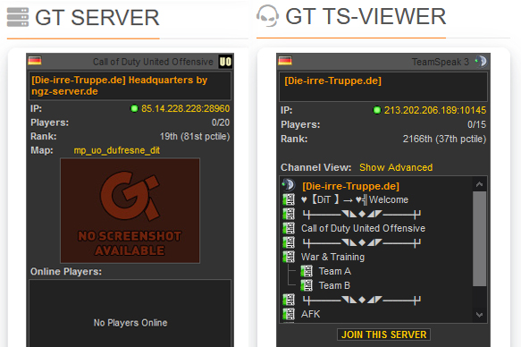 webspell_rm's tweet image. ☑️ Neue Plugins sind online! Das &quot;Game Tracker TS-Viewer&quot; und &quot;Game Tracker Server-Viewer&quot; Plugin ab sofort im Plugin Installer verfügbar. tinyurl.com/yxyw8aj7 #webspell #gamer #cms #clan #community #teamspeak