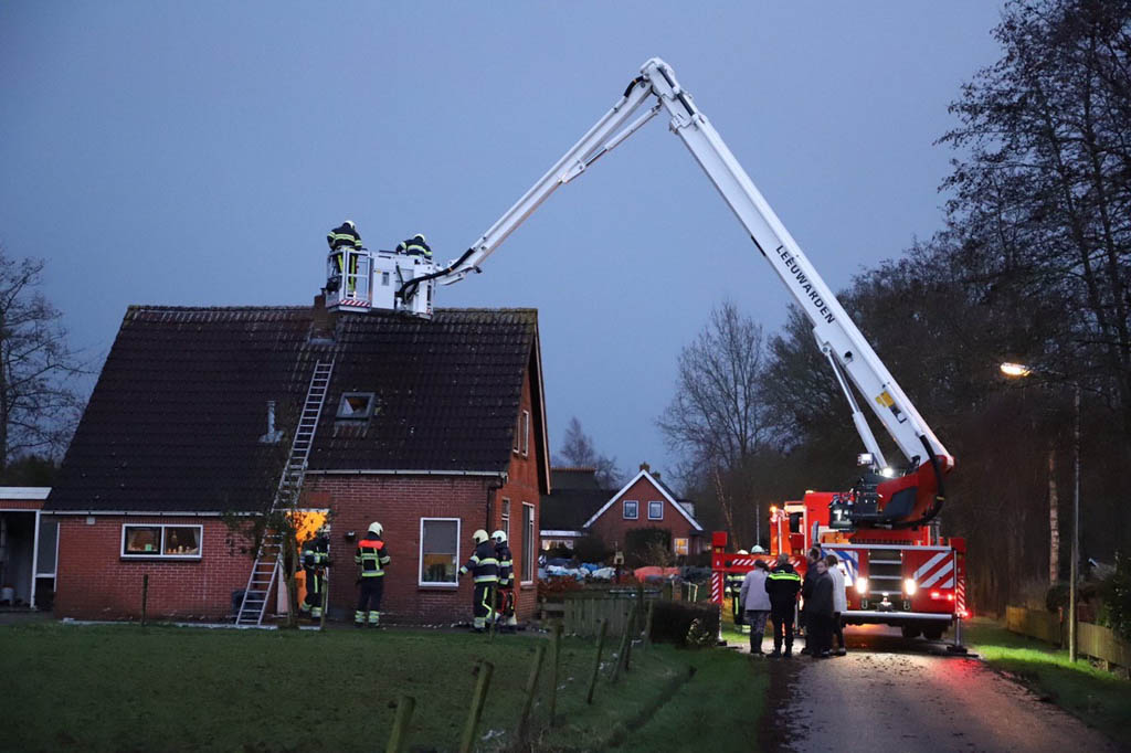 Schoorsteenbrand Garyp blijkt mee te vallen,..