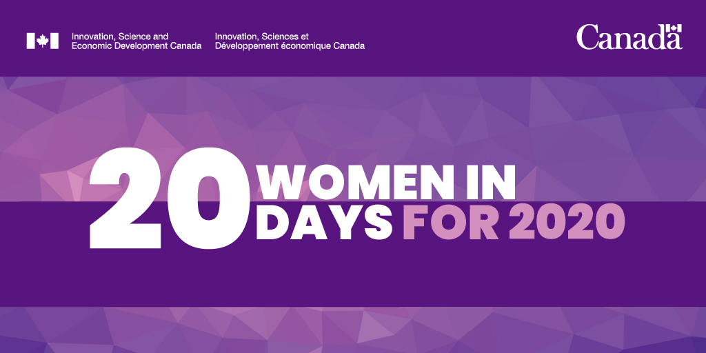 ISED_CA's tweet photo. Follow this thread for your daily dose of #girlpower inspiration. https://t.co/IOFgIRnxMi