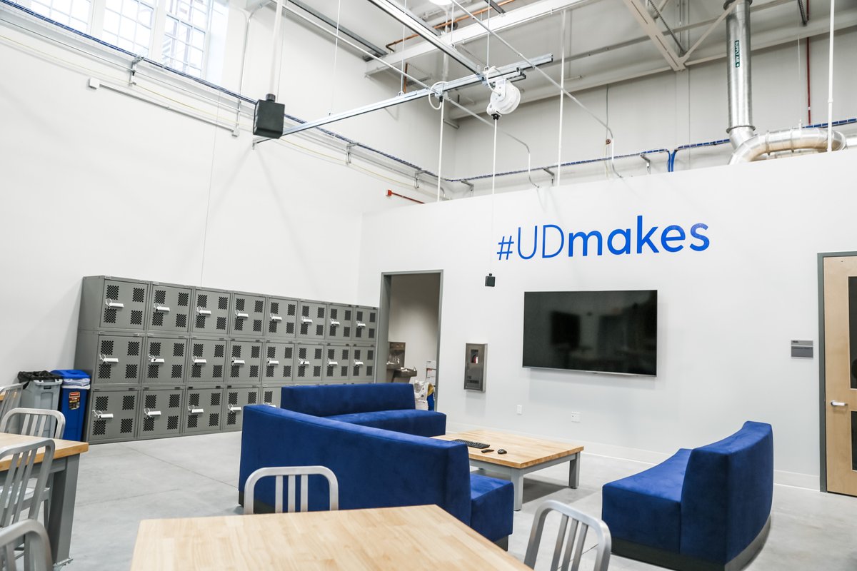 NickleElectric's tweet photo. Foreman Brandon Fenimore, Service Manager Ron Clour, and their crew did a great job at the new @UDelaware Maker Space. Check out our upcoming newsletter for more information on this space. Not on our mailing list? Send us a message! #UDmakes #nickleelectrical #netde #construction https://t.co/INQxcHRwuw