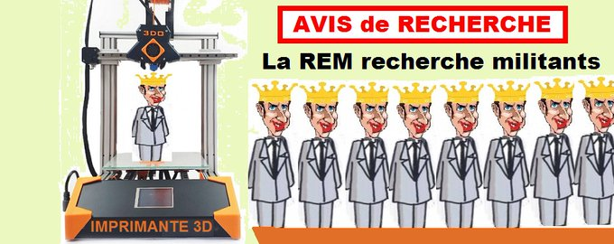 botteQ's tweet photo. #lesrepublicains #Hollande #PS #LFI #RN #LRDP
#GiletsJaunes #greve11fevrier
#reformedesretraites #congededeuil #violencepolicieres
👠😍🦞#Macron #EdouardPhilippe #Castaner
#ferrand #assembléenationale
Imprimante 3D ce soir à l' #Elysee...
réparation des #playmobil de 🥳🦞#LaREM. https://t.co/sxyxDohwa5