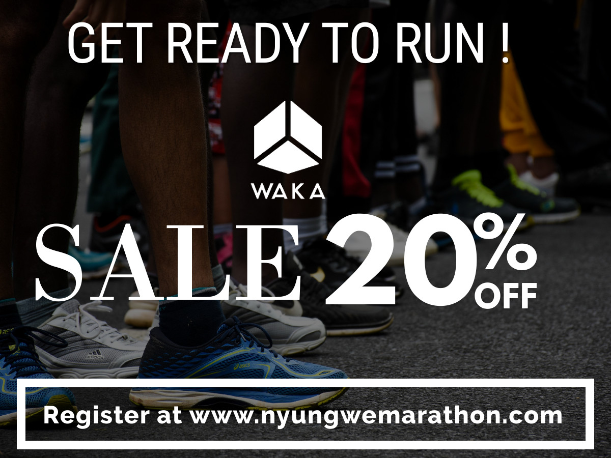 We are excited to announce WAKA, one of our longterm sponsors. WAKA is offering a 20% discount on any FLEX, BASIC or PLUS memberships (of 1, 3, 6 or 12 months) for anyone who registers for the race. Use DISCOUNT CODE 'N M 20'