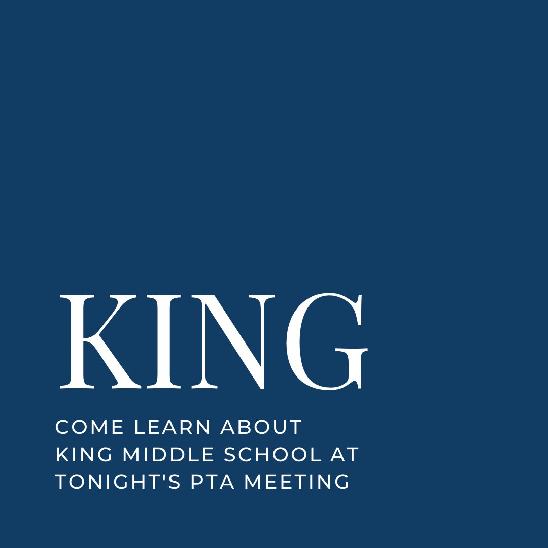 If you've ever had questions about King and not known who to ask, I have great news for you: Tonight you have TWO chances to hear from representatives of King. All the info and more in this week's newsletter. Check it out here: mailchi.mp/e4958de64201/b…