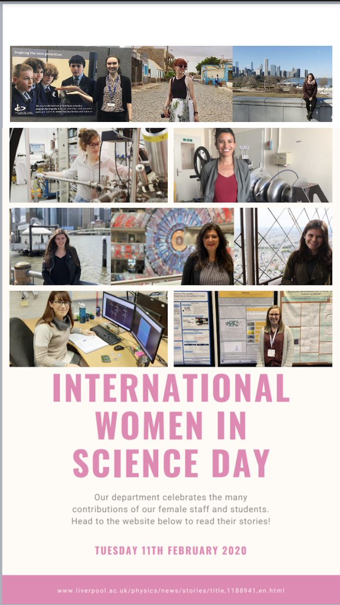 So much love and empowerment on the twittersphere today! We have loved reading about about some of our wonderful women and their journey to physics! 💖 #YouGlowGirls #WomenInScienceDay