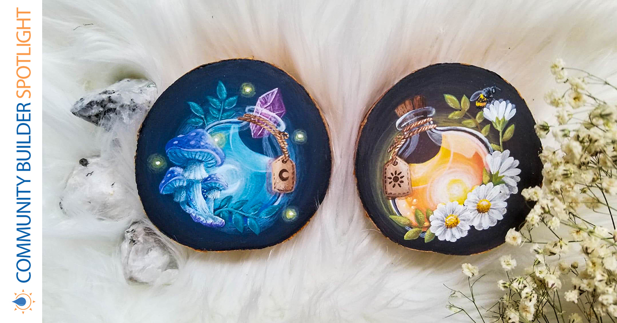 fortsaintjohn's tweet photo. Our #FSJCommunityBuilder is Mother Woods Art, a local artist creating unique pieces from the wood of fallen trees right from her backyard in #FortStJohn. Full spotlight: https://t.co/kVKIAqvSiS https://t.co/cJMaQFMDGK