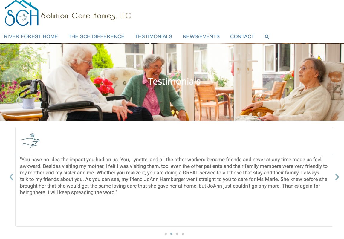 solutioncare_LA's tweet image. "You have no idea  the impact you had on us. Whether you realize it, you are doing a GREAT service to all those that stay and their family."
We cannot express how much satisfaction we feel when we receive such wonderful notes from our residents families. solutioncarehomes.com