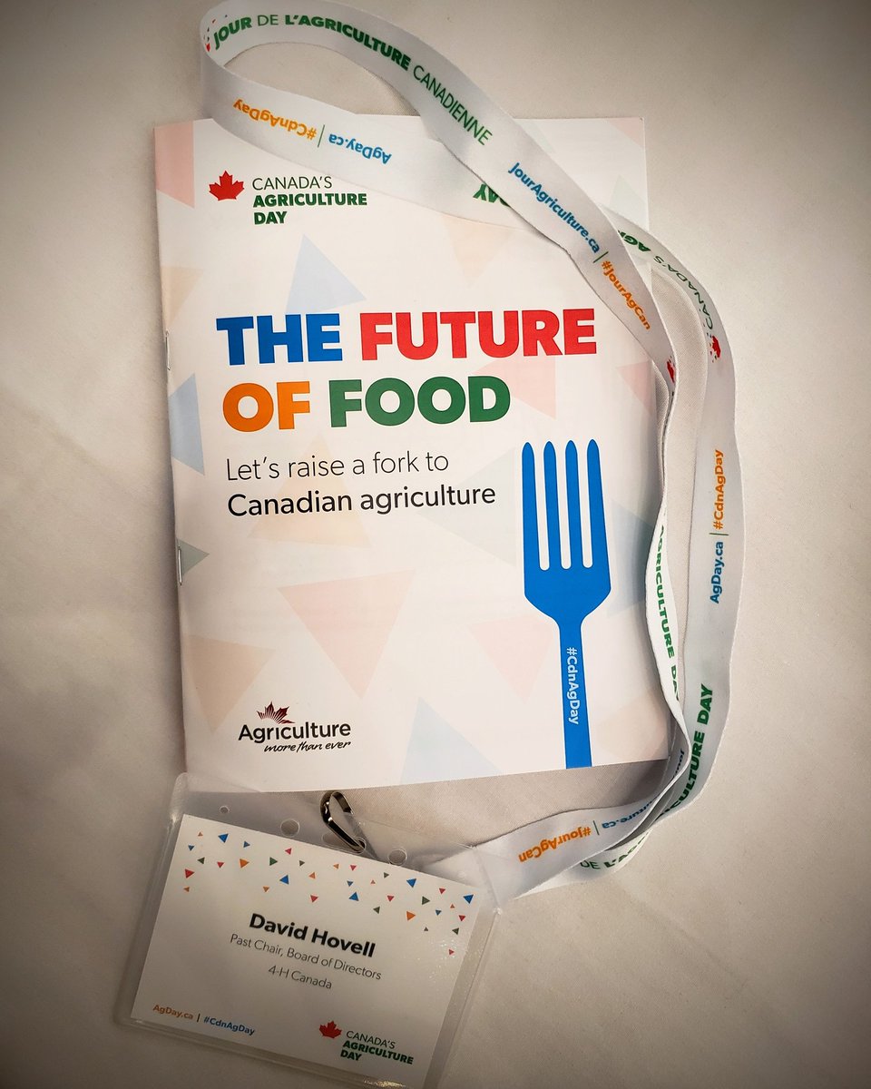 From celebrating leadership excellence <a href="/4HCanada/">4-H Canada 🍀🇨🇦</a> #4hawards to the innovation and sustainability in Canada's food supply, Canadian Agriculture has a thriving future #CndAgDay