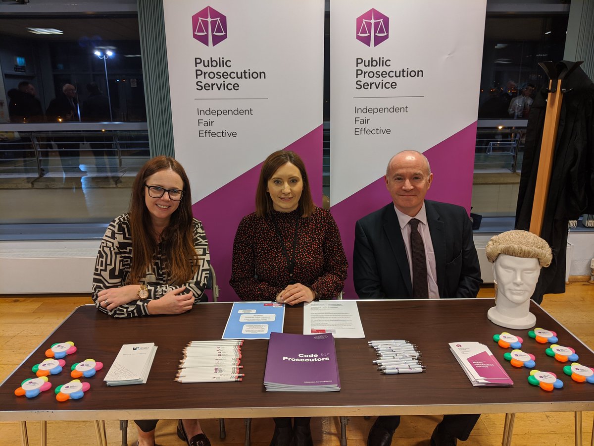 The PPS are set up &amp; ready to meet young people with an interest in a career within the Criminal Justice sector. Our staff are here to answer questions &amp; help identify potential pathways to recruitment &amp; employment