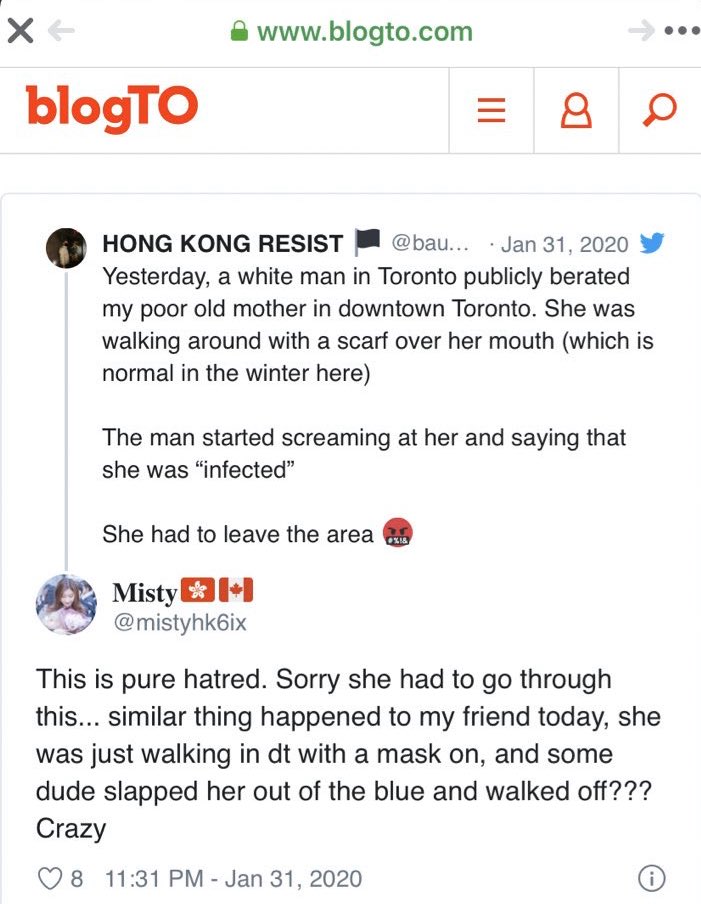 WE MADE IT ON BLOGTO WHAT THE HECK SJSKSLSJKSJS @bauhiniablack but like yeah so many incidents like these have been happening lately😤