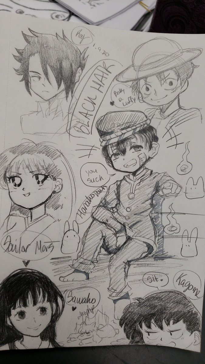 Kubasama On Twitter Black Hair Anime Characters