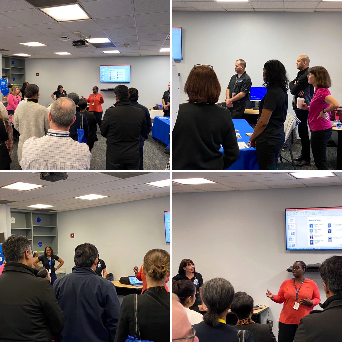 Our Fantastic <a href="/weareunited/">We Are United</a> IAD HR Team, held a great Meet and Greet for all #BeingUnited #core4 coworkers ✈️ #TeamWorkMakesTheDreamWork #FlyDulles
