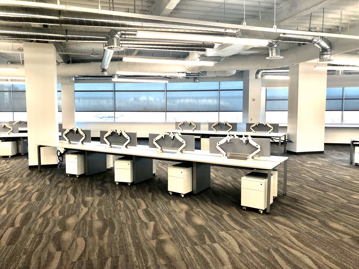 DesignTeamSLC's tweet image. Office ready for takeoff! Thanks to Breeze Airways for HQ’ing in Utah. @Breeze_Airways @MechoSystems @ShawContract