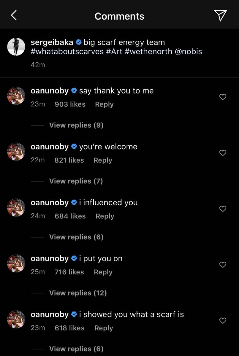 BR_NBA's tweet image. Give OG his credit, @sergeibaka 😂