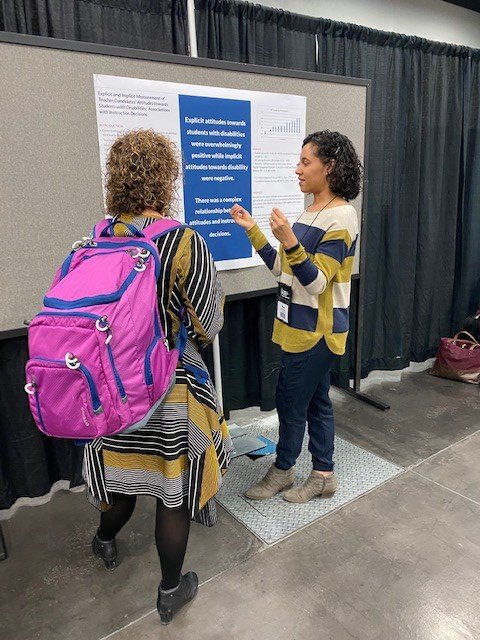 Dr. Alicia Okpareke presented at the annual conference for the Council for Exceptional Children in Portland, OR. #NCProud