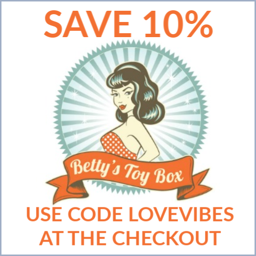 Just a little reminder for all of you that you get 10% off at Betty's Toy Box with the code LOVEVIBES every day. They carry all of our absolute faves! ow.ly/iHQz50yjpiG
