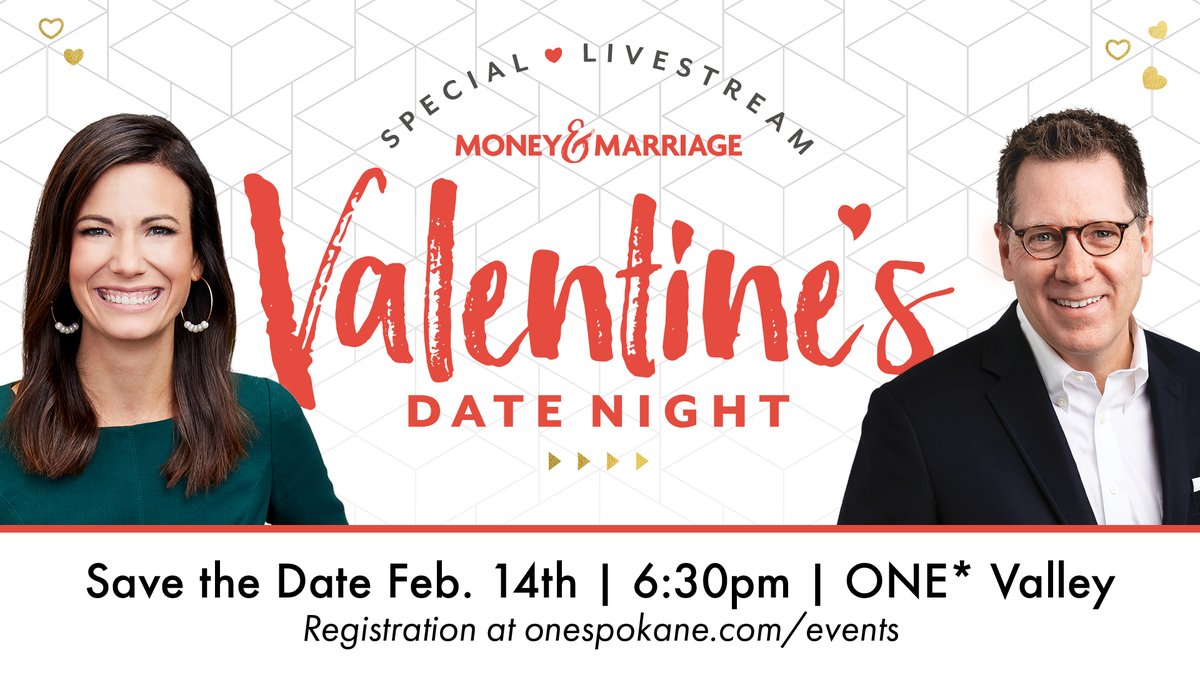 onespokane's tweet photo. Coming up on Friday, February 14th, we will be hosting a Dave Ramsey Money and Marriage simulcast. 
.
Feb. 14th | 6:30pm | ONE* Valley | Register at https://t.co/w5eruU5Gd8
.
#moneyandmarrige #onespokane #spokanechurch #spokanevalley #valentinesday #financialpeaceuniversity https://t.co/iyFxBBcwwX