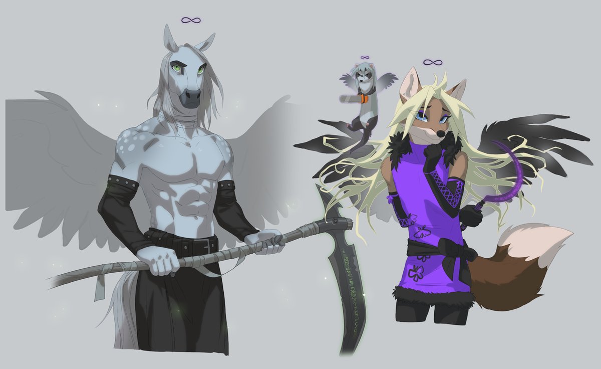 _melloque's tweet image. Вспоминались старые амплуа некоторых персонажей. И захотелось примерить их на "пушистую" версию. По-моему вышло довольно забавно Owo