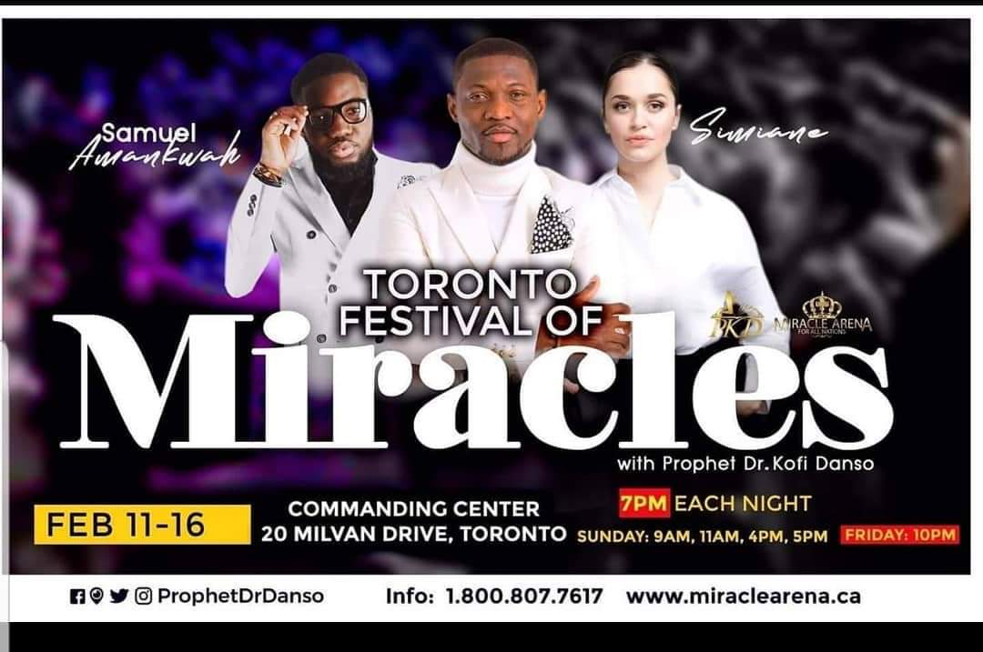 ProphetDrDanso's tweet photo. Don't miss out! Tonight 6pm Timothy Generation, 7pm Miracle Night!! Come and bring someone with you! Bring the sick, oppressed, hungry, just anyone! There is a miracle waiting for you!
#TimothyGeneration #Signs #Wonders #Miracles #Supernatural #DoubleFavour #Festival https://t.co/ozXWUDwcfU