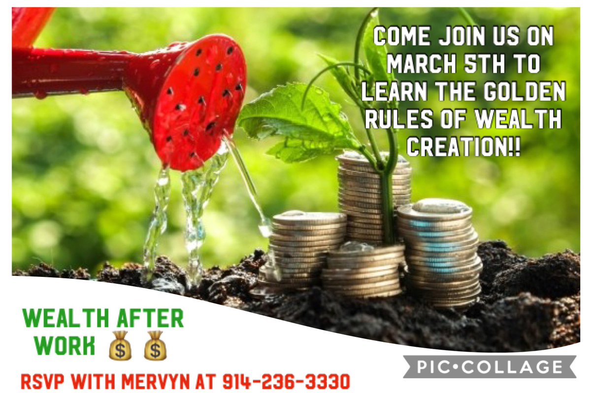 MervynJr1's tweet photo. It’s a New Decade and a New You, so why not start it off right by placing yourself right Financially! Come out and learn the simple ways on how wealth Creation can be done through diversified investing! Does not take much to accumulate much. Must RSVP to attend‼️ https://t.co/6C6I0x5XTM