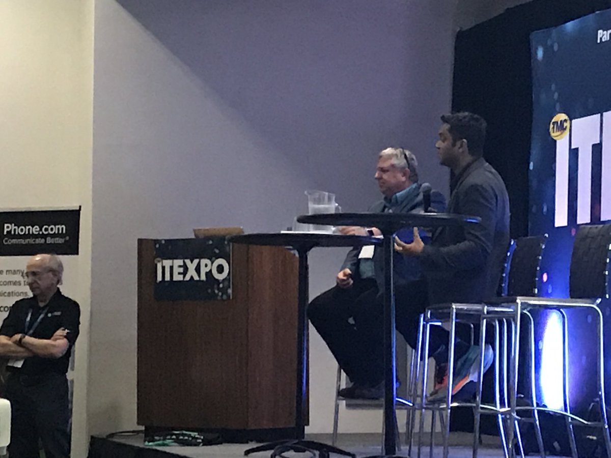 HughGoldstein's tweet photo. ⁦@phonedotcom⁩ pre-con workshop at ⁦⁦@ITEXPO, session⁩ on AI in telecom lead by ⁦⁦@alonc⁩ https://t.co/VdW6PH7zo5