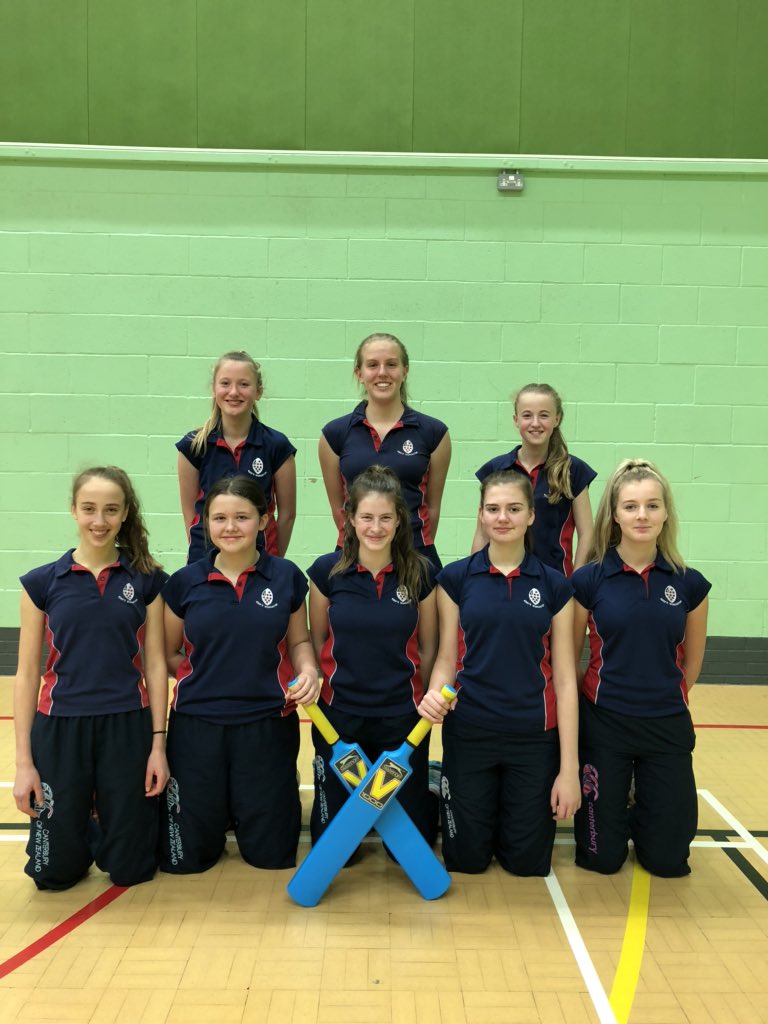 Another great day of girls cricket, this time with our U15s, at the #LadyTaverners indoor competition. Some brilliant batting from the whole team saw us follow in the U12s footsteps and crowned county champions! ❄️ 🏏 #DiscoverYourPassion #Thisgirlcan #Regionals