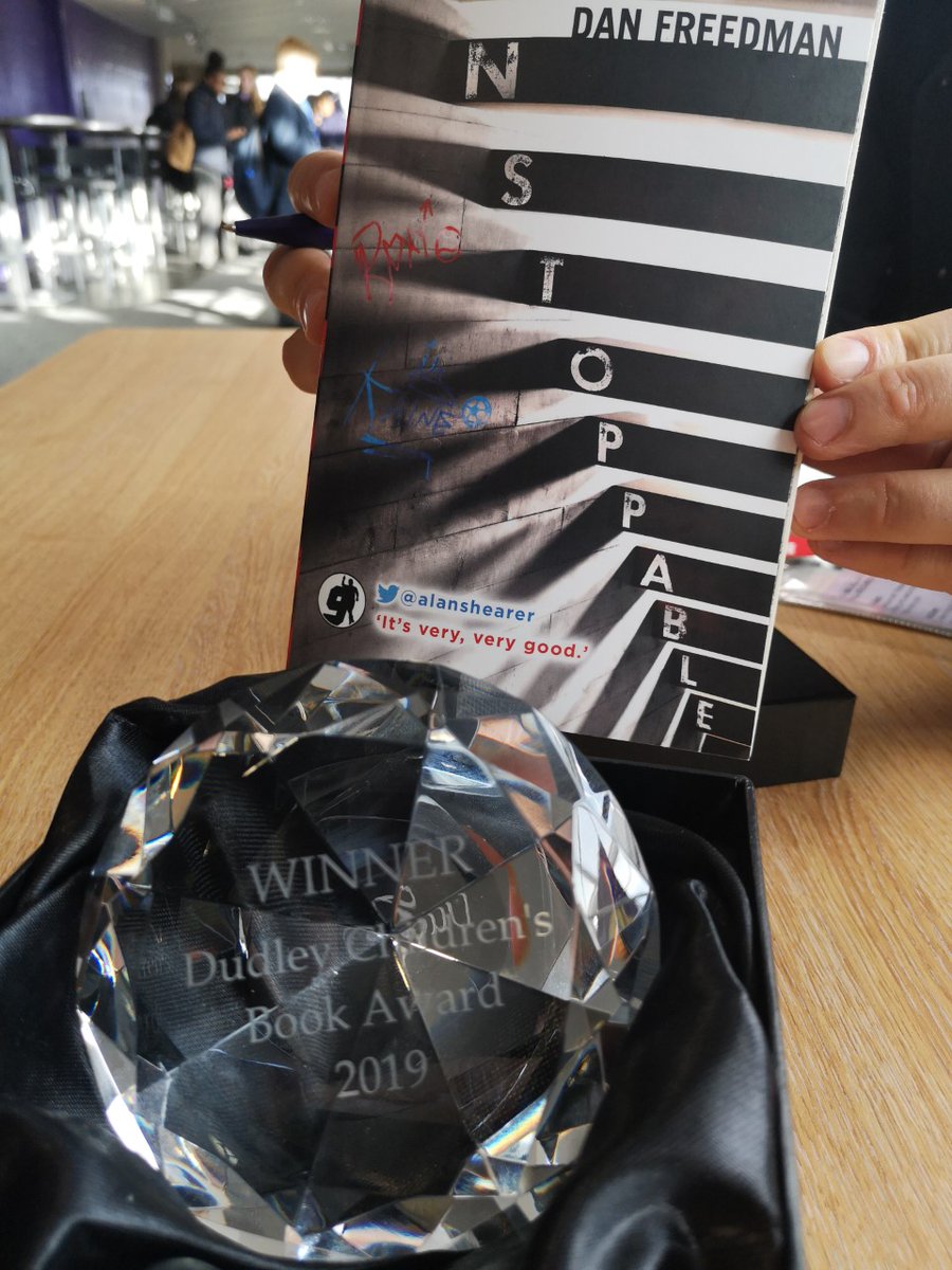 A very special day at Dormston School in Dudley with Dan Freedman and Unstoppable- winner of Dudley Children’s Book Award