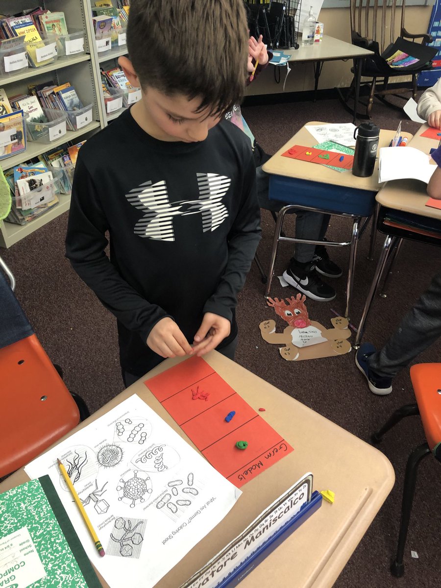 Arrowhead’s 2nd grade scientists making models of bacteria and viruses. ⁦<a href="/DrAaronRoberts1/">Dr. Aaron Roberts</a>⁩ ⁦<a href="/bradjdale/">Brad Dale</a>⁩  ⁦<a href="/MethactonEF/">Methacton Education Foundation</a>⁩ ⁦<a href="/MethactonEA/">Methacton Teachers</a>⁩