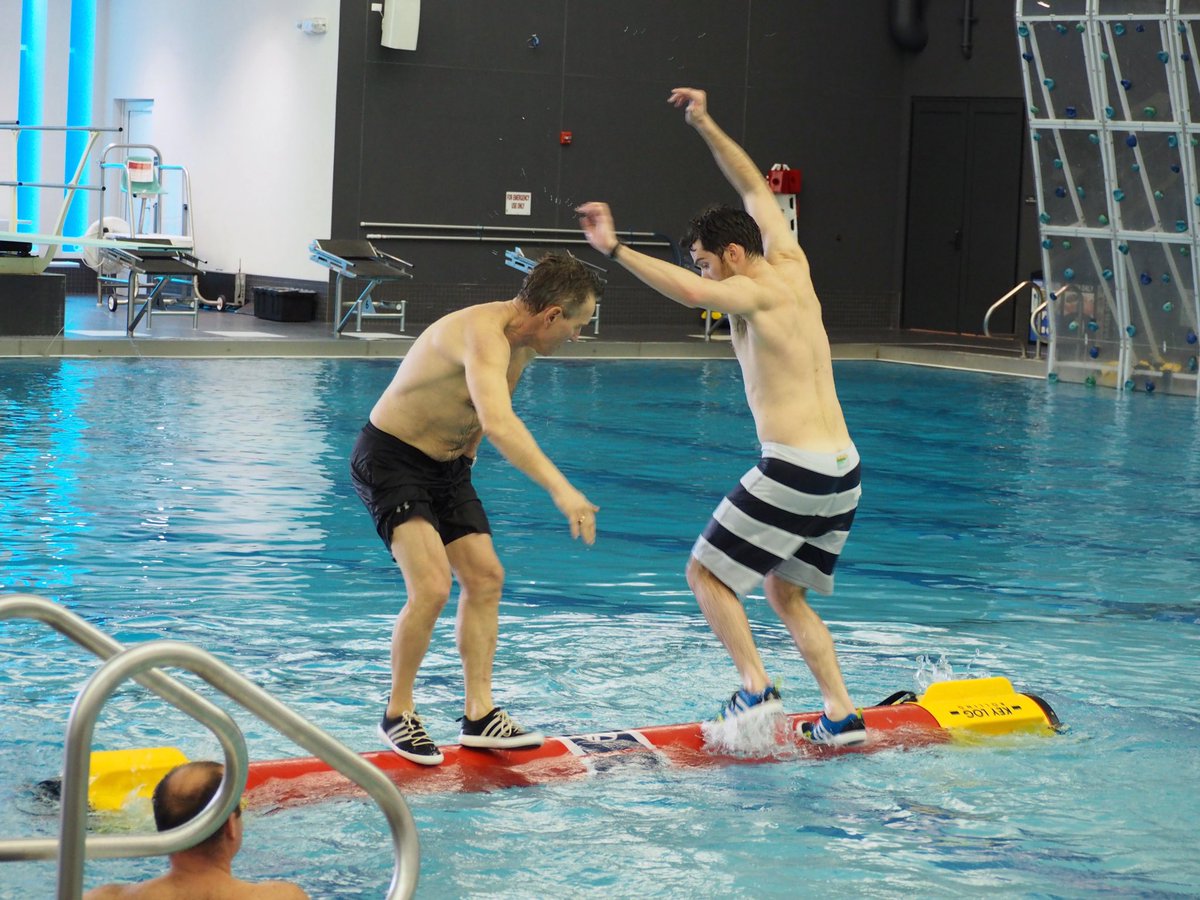 KeyLogRolling's tweet image. Thanks to University of Maryland for sharing the fun and #fitness of #logrolling with its students!  From #campusrecreation to an #Olympic future---Just add water and a Key Log! 💦 @UMBaltimore  #aoap2020