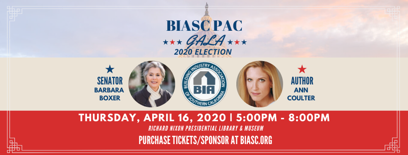 Join the BIASC PAC Gala for a spirited &amp; entertaining program featuring political voices from either side of the aisle - special guest speakers Senator @BarbaraBoxer &amp; author <a href="/AnnCoulter/">Ann Coulter</a>. 🇺🇸 Tickets available now: secure.anedot.com/biasc-pac/20pa… #BIASC