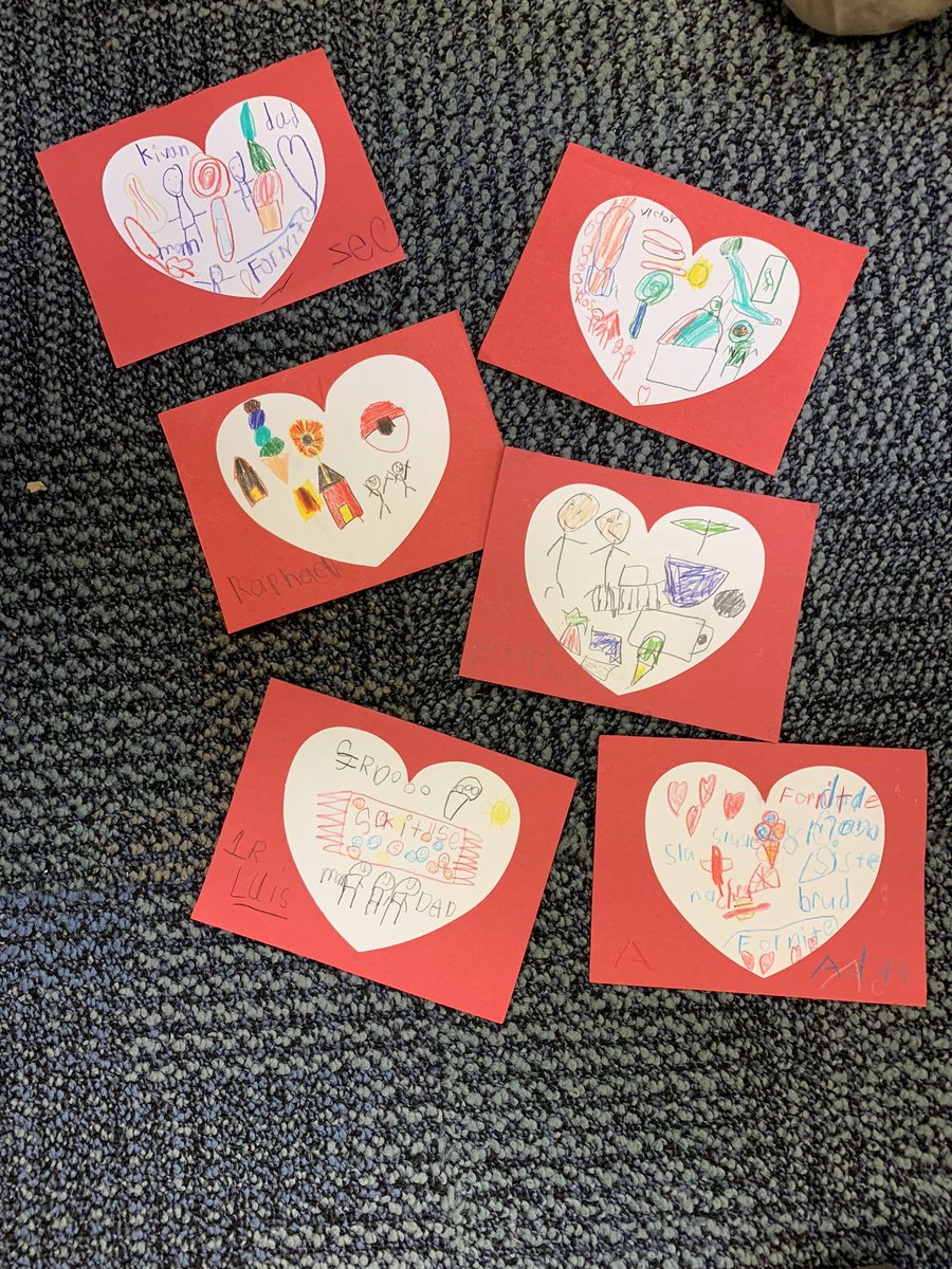 KurthSL's tweet photo. In the Whyte Ridge Library, grade one students listened to the book “The Shape of My Heart”, and then shared what they have in their own hearts. Such sweet work! @PTLibLC https://t.co/yibusP52dU