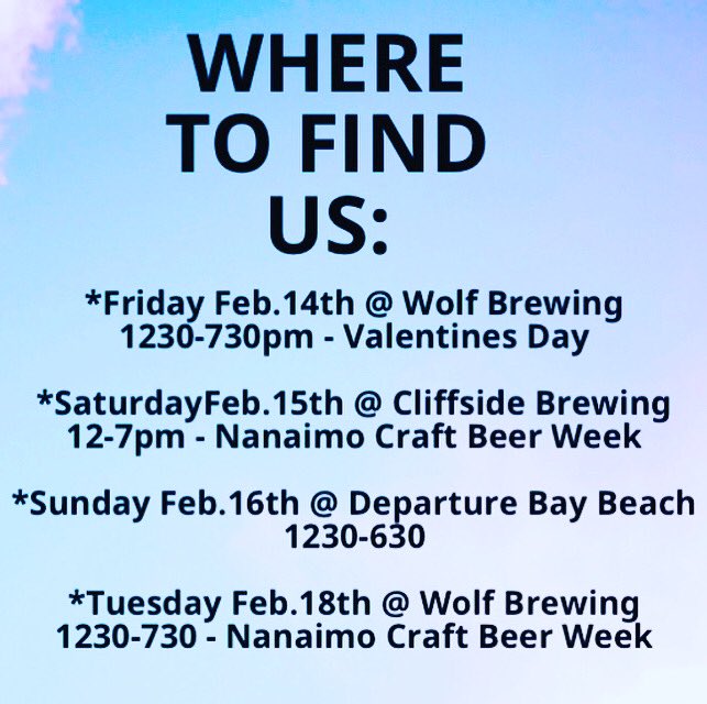 <a href="/WolfBrewingVI/">Wolf Brewing Company</a> <a href="/NanaimoBeers/">Nanaimo Craft Beer Society</a>