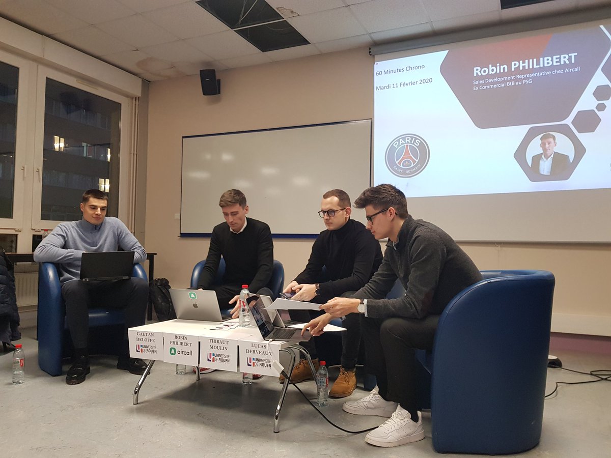 Master2MSP's tweet photo. ⏱ 60' CHRONO

Robin Philibert (ex. PSG) - Sales Development Representative chez @aircall : "La segmentation des services et la Ticket Place, en jouant sur le phénomène de rareté, ont grandement contribué au rayonnement de la stratégie billetterie du @PSG_inside dernièrement" ⚽️ https://t.co/rHP5q1xHdZ