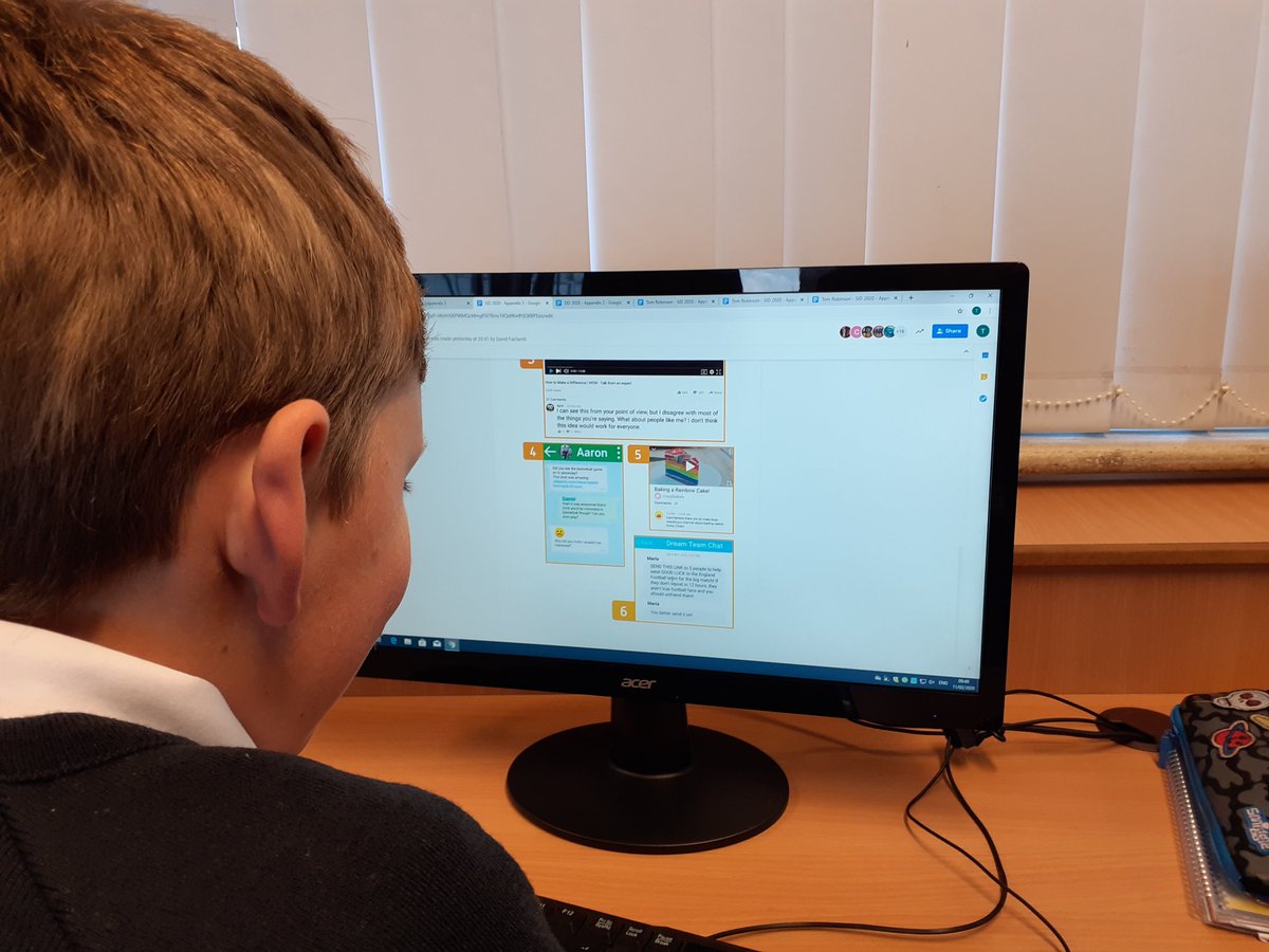 valleygardensnt's tweet image. Great sessions today looking at online identity #freetobeme #SaferInternetDay #vgmscomputing #esafety thanks to all the pupils for their maturity and positivity