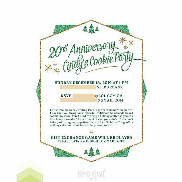 radowlstudio's tweet photo. Yesterday was super windy in SoCal and my sinuses are 😡 about it.
+
Image description: Invitation-top reads 20th Anniversary Cindy’s Cookie Party in green glitter script, details are below and all is contained in a gold hexagon glitter border with gr… https://t.co/eLRqQZJfjZ https://t.co/GwCa54PTgE