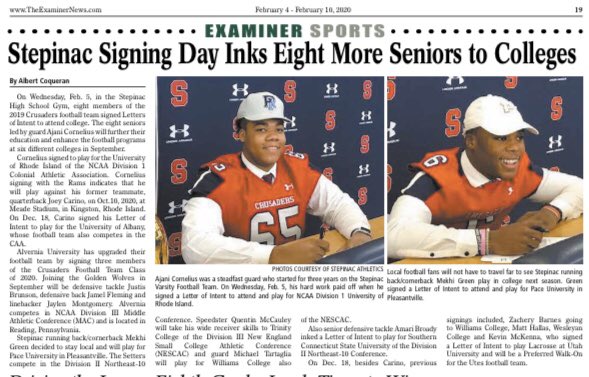 StepinacSports's tweet image. 12 Stepinac Football players have committed to play college football so far.