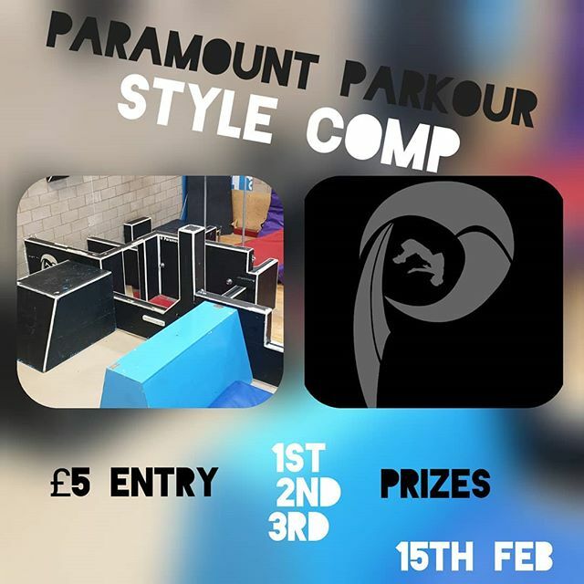 Paramountpk's tweet photo. Paramount style Comp will be happening at the birthday jam on Saturday 15th Feb just £5 to enter the comp. #PARKOUR #JUMP #training #fitness #gym #FUN #MILTONKEYNES #competition https://t.co/lW5Z1lfFZr https://t.co/yP5xIdNtAS