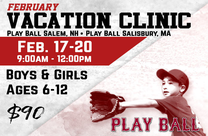 🚨 Massachusetts February vacation starts soon! 🚨 Sign up for our vacation clinics today before spots run out! ⚾ 
🔗 ow.ly/IPzM50wYt9N