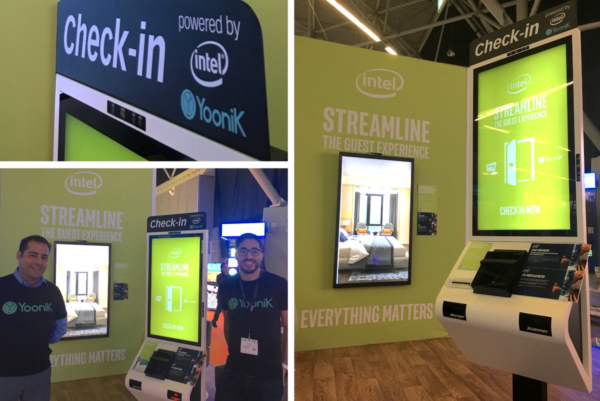 Thrilled to partner with @Intel, <a href="/NTS_Retail/">NTS Retail</a> and <a href="/polytouch_de/">Pyramid Computer</a> at the <a href="/ISE_Show/">ISE</a> to launch our novel recognition solution. Guests can enrol via smartphone or kiosk and just face the door to access their comfy room. Private, convenient and secure!
#ai #privacy #FacialRecognition