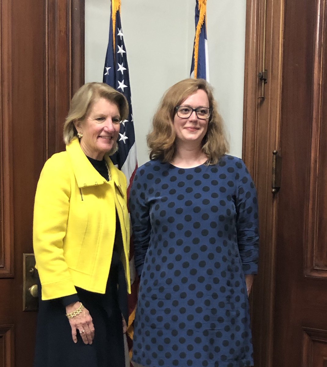 shawnda_hines's tweet image. Thanks ⁦@SenCapito⁩ for talking with Megan Shanholtz from Hampshire County Public Library and me. WV can #CountOnLibraries to count everyone in the #2020Census!