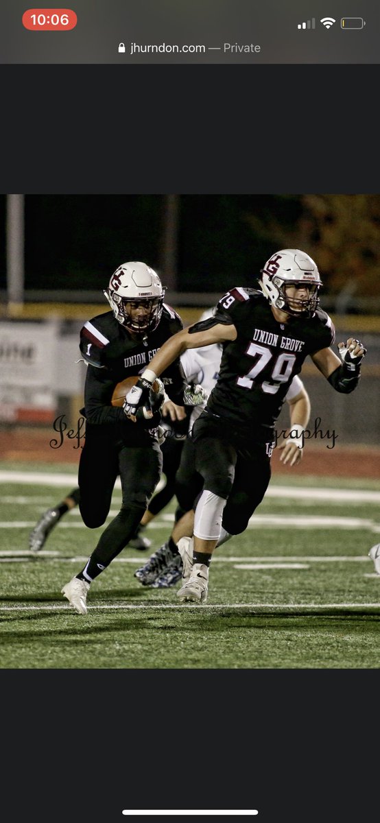 Blessed to be named All-State for 5-AAAAA! <a href="/HDHSports/">Henry Herald Sports</a> <a href="/UnionGroveFB/">Union Grove High Football Prospects</a> <a href="/GACACoaches/">Georgia Athletic Coaches Association</a> <a href="/coachcfrazier/">Chad Frazier</a>