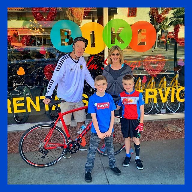 🌴☀️🚲❤️🌵#bikepalmsprings -
-
-
 #kids #goals #style #family #groupactivity #bikepalmsprings #visitpalmsprings #likenoplaceelse #palmspringslife  #california #travel  #palmspringsinstagram #bike #californiatrip #rentalshop  #trending #palmsprings #funinthesun #rentalbike #dese…