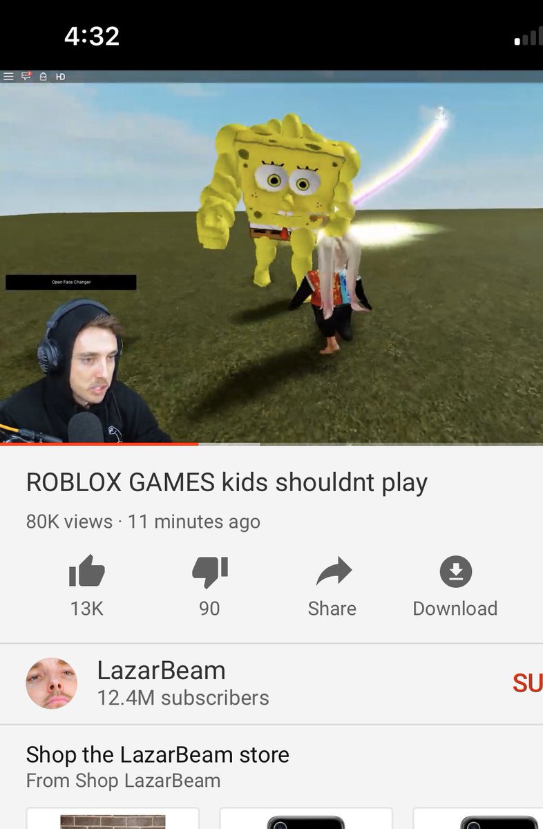 Flaminghost On Twitter Thx For Playing Lazarbeam I Am The Best Roblox Game Developer And This Is The Best Roblox Game - i am roblox