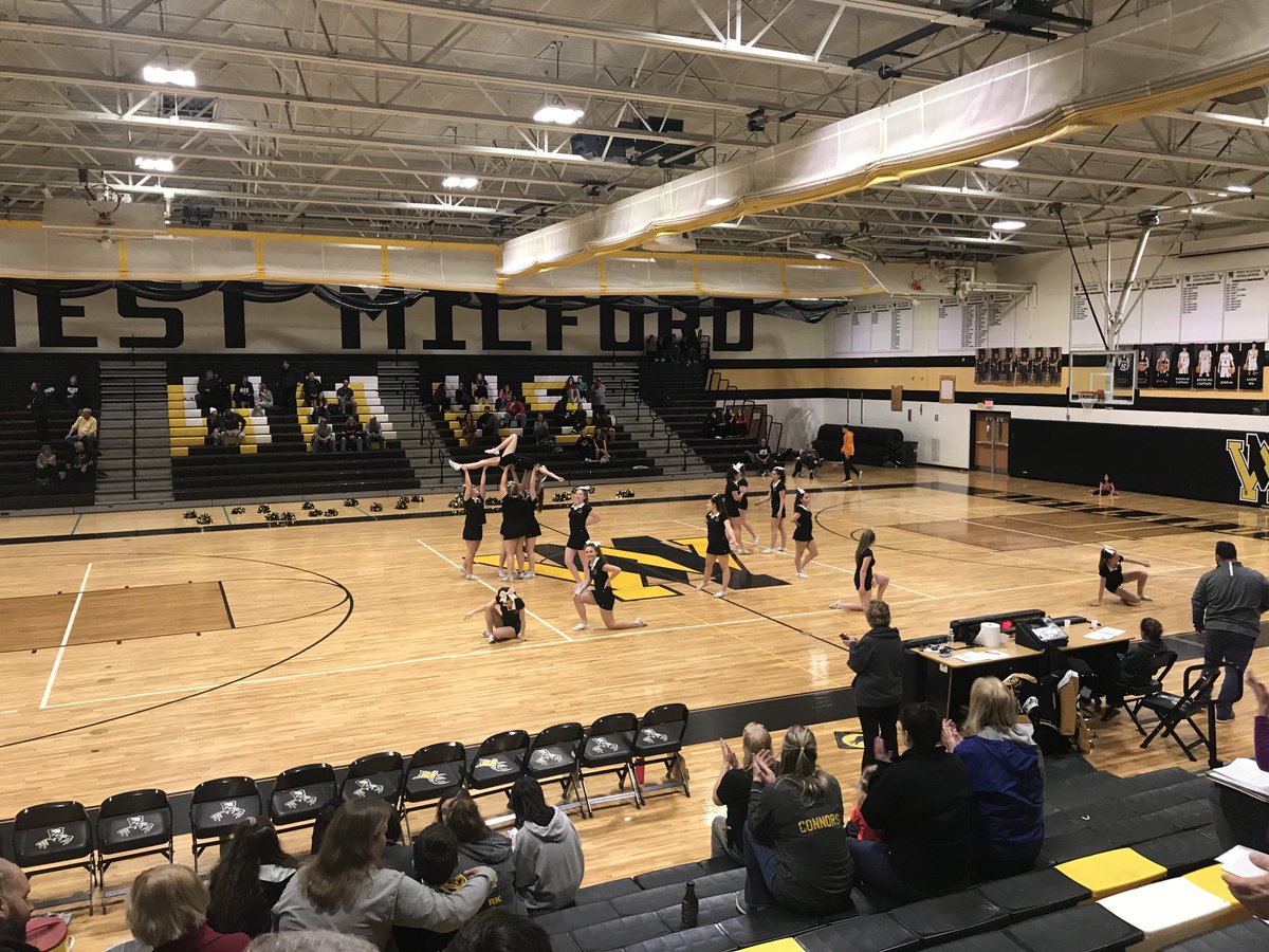 Halftime entertainment from ⁦<a href="/WM_Cheer/">WMHS Cheerleading</a>⁩ 
Score of boys game:
WM 35 - Lakeland 30