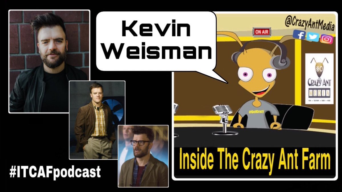 Okay all you @marvelsrunaways, @ScorpionCBS, @goliathtv, #Clerks2, and #Alias fans, make sure you’re subscribed to @CrazyAntMedia’s #InsideTheCrazyAntFarm podcast, because our guest this week is the one & only @kevinweisman!! #Runaways #Marvel #SaveScorpion #Goliath