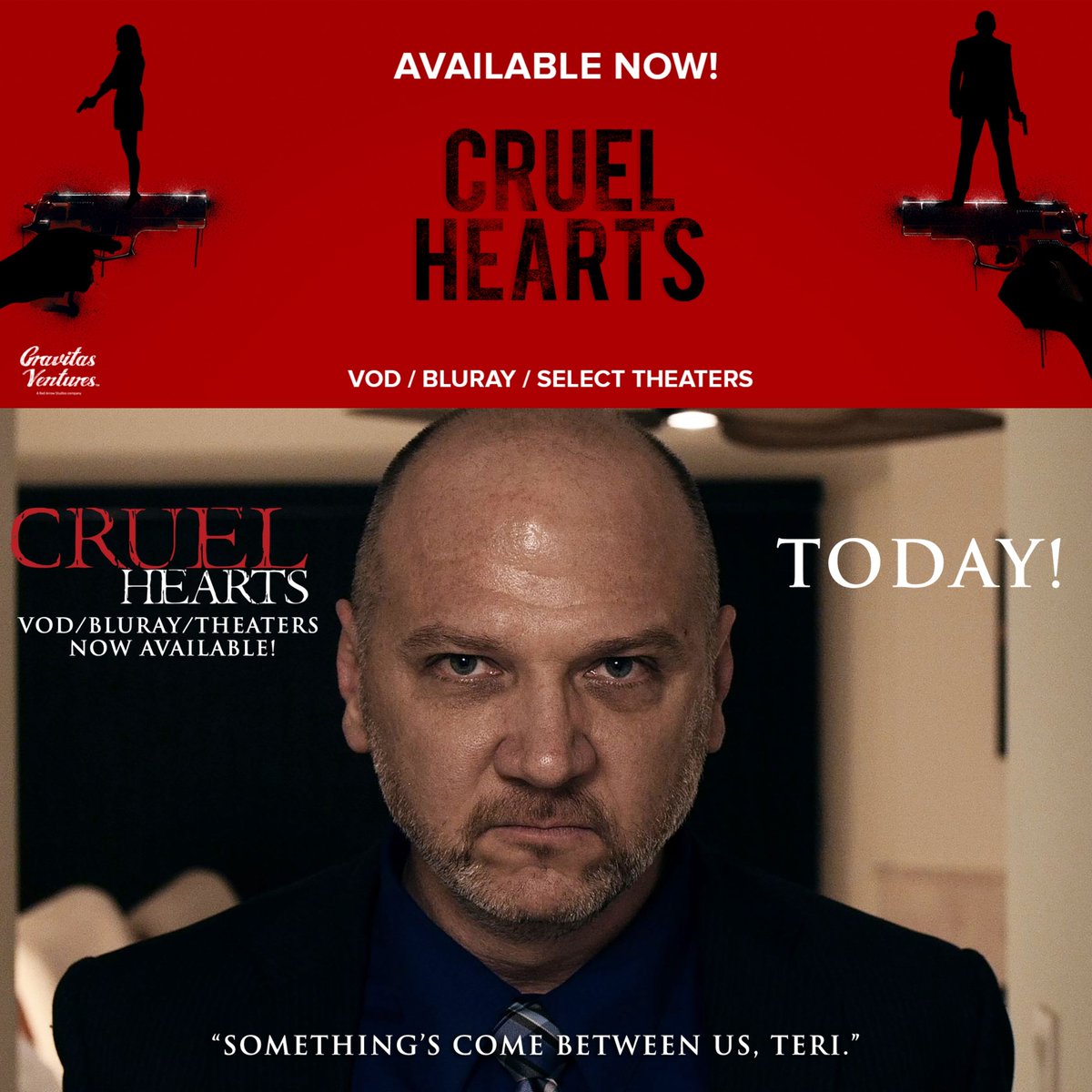 YoungActorsSpc's tweet photo. Catch #YAS owner and artistic director @dharmabum007 starring in the indie thriller Cruel Hearts, available for VOD, streaming, and in select theatres today! Way to go Mr. Day! Parents, be aware this is a PG-13 film.

#CruelHeartsMovie @PaulMakesMovies #Actor #ActorsLife #Film https://t.co/mTxPtSR7mY