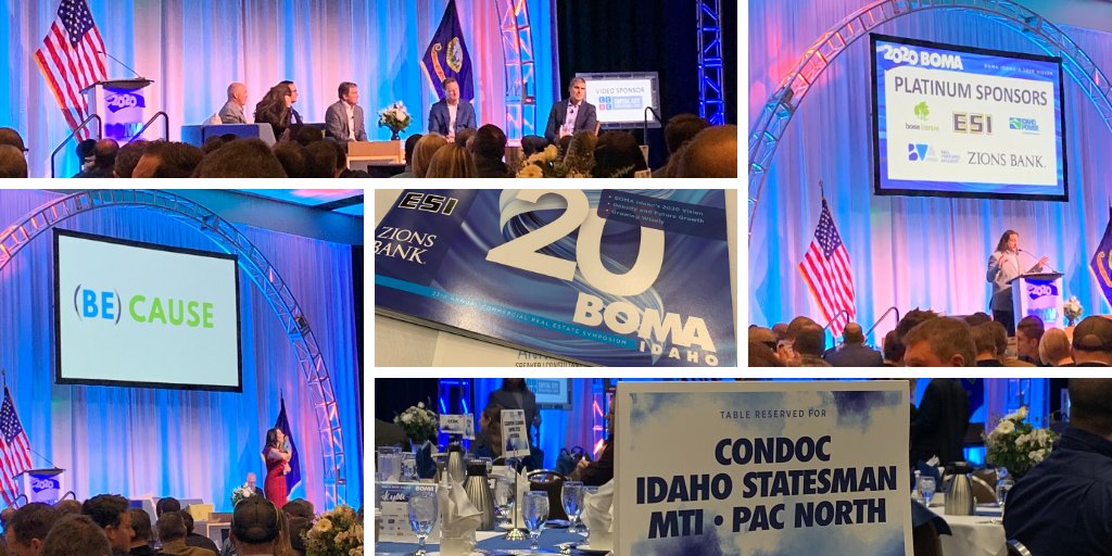 We had an awesome time at the 23rd @bomaidaho #CommercialRealEstate Symposium. A wonderful #networking opportunity & great insight on #Idaho ‘s Vision + Future Growth! #BomaIDSympo20 #ConDoc #ConDocSimplified #Boise #ThisIsBoise #constructiondocumentation #BoiseEvents
