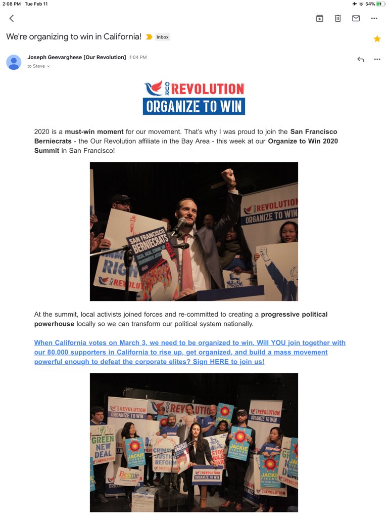 Chesa Boudin, the Our Revolution-endorsed San Francisco District Attorney, talked about how we win Criminal Justice Reform: "Grassroots movements are how we change a justice system that is broken. When we build movements based on principles, based on people power, based on uplifting those who've been excluded for generations, that's when we win."