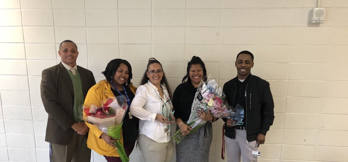 KendrickLLiles's tweet photo. Congratulations to Mrs. Bradley and Mr. Sansom for being selected TOTY and POTY today. Also, congrats to Mrs. Delaney and Ms. Cain for representing BCMS in the selection process. ⁦@BearCreekMS⁩  #ALLBEARCREEK! https://t.co/ZbGhlEJpYQ