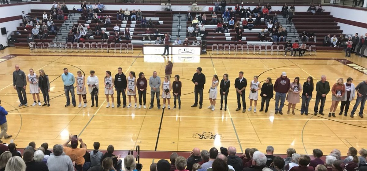 Grateful for these 9 seniors and all that they have given over the past four years- special group! #thewolfpackway